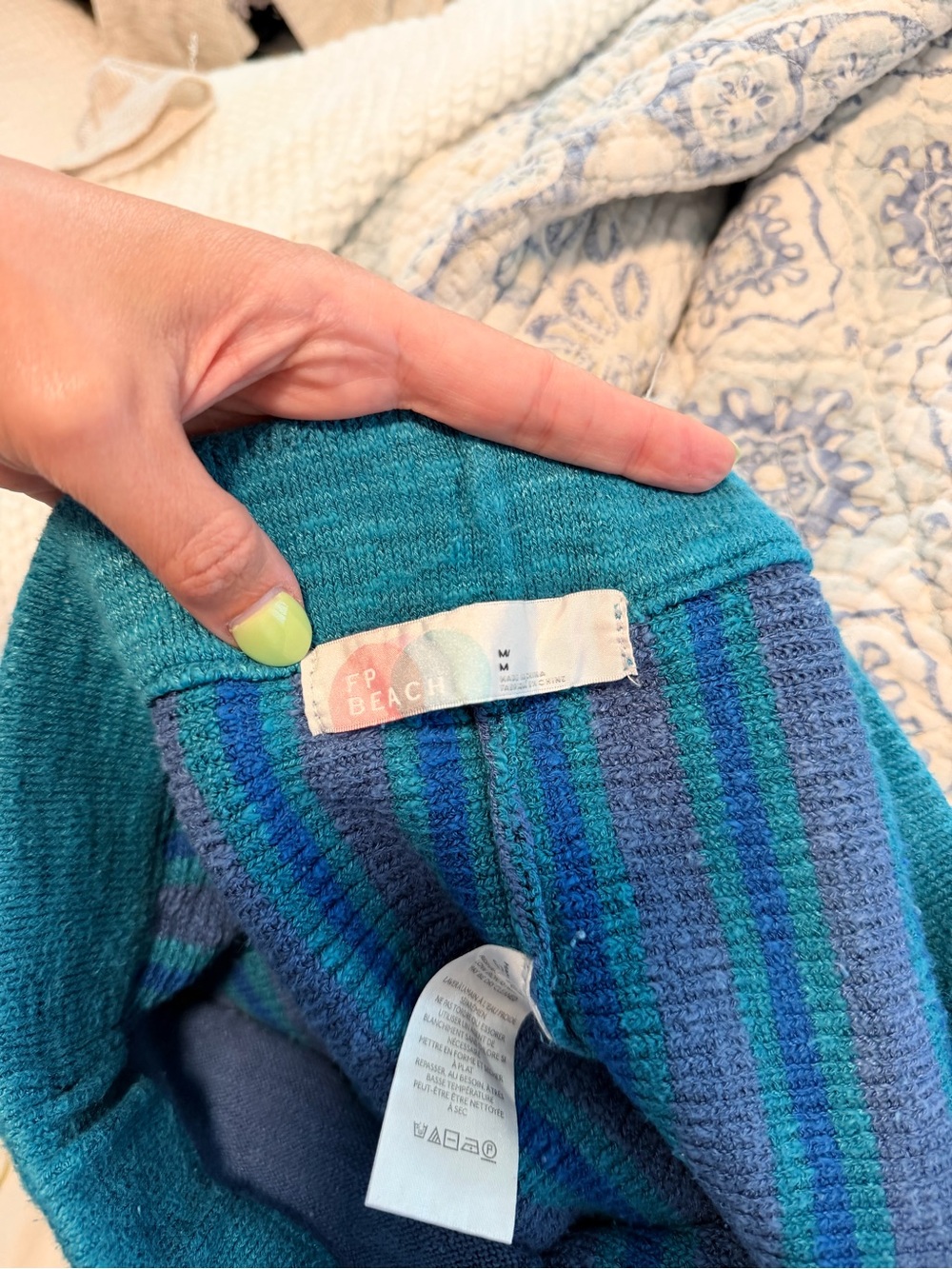 Free people beach knit striped shorts - Picture 6 of 6